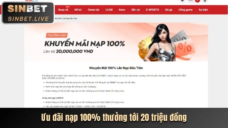Ưu đãi chào mừng neu88 cho lần nạp đầu tiên